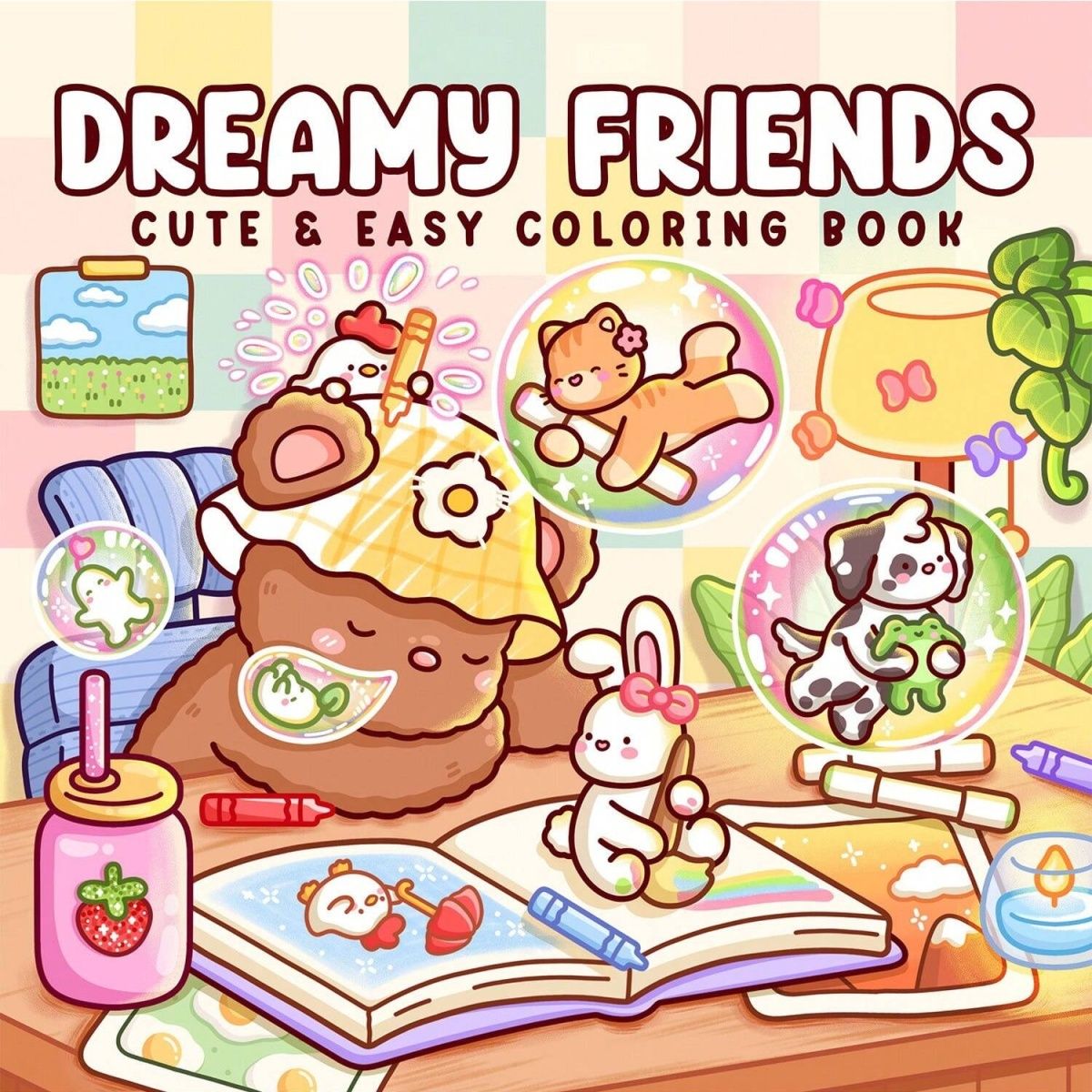 Kids Education Kit - Dreamy Friends :Coloring Book Educational Cartoon