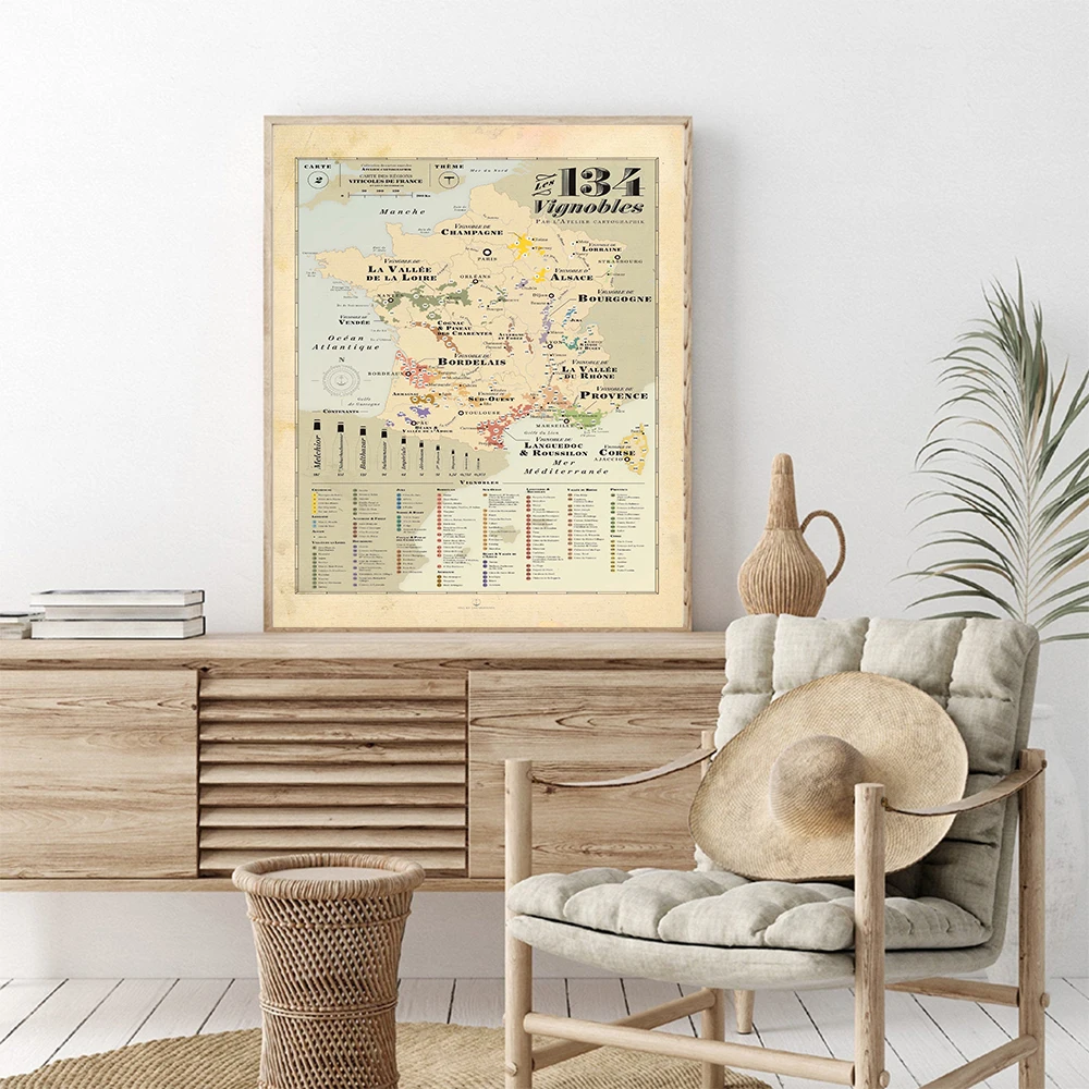 Kids Education Quote - Retro Map Europe City Vines Map