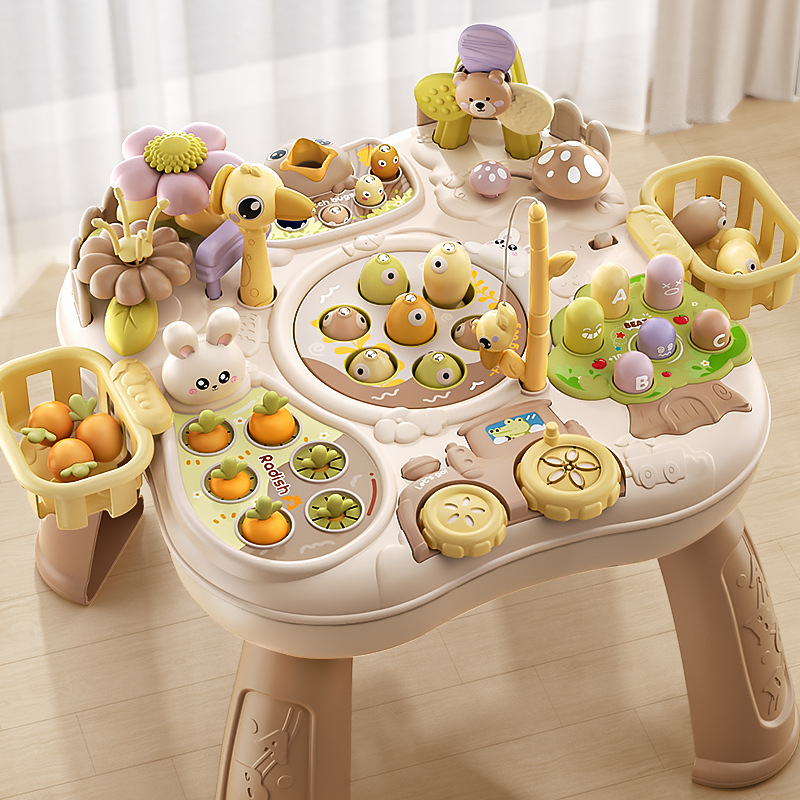 Kids Education Table - Toddler Early Education Multifunctional Game Table