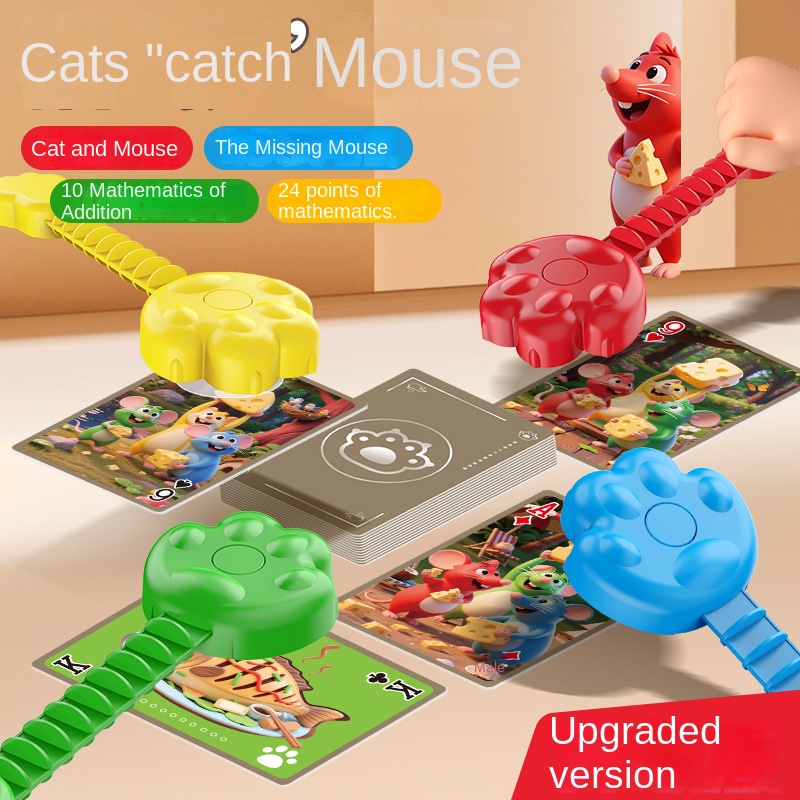Kids Education Table - Cats Catch Mice Board Games Kids