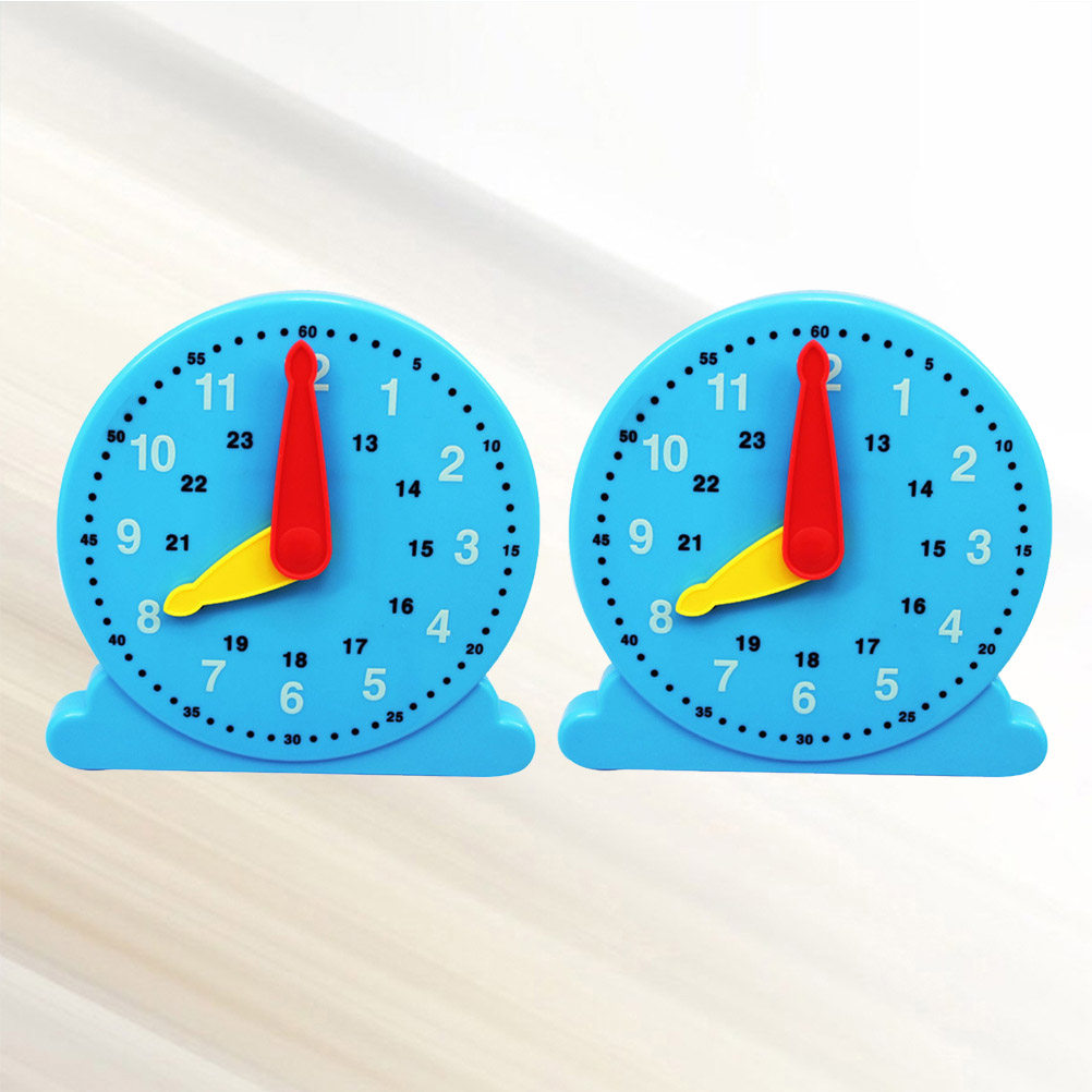 Kids Education Number - 2Pcs Kids Educational Clock Early Learning