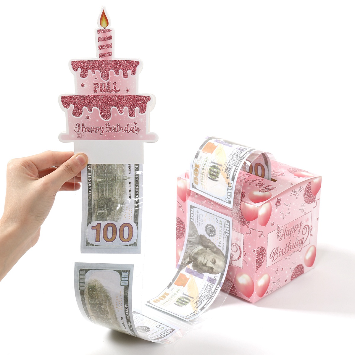 Kids Education Money - Birthday Money Box for Cash Gift