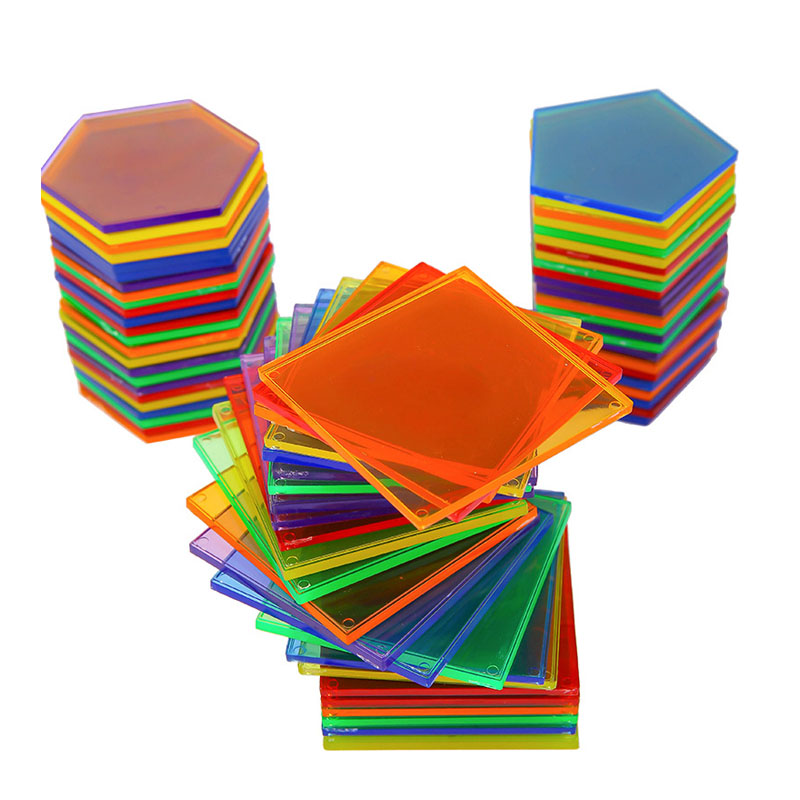 Kids Education Table - Montessori Translucent Geometric Puzzle Kids Toys