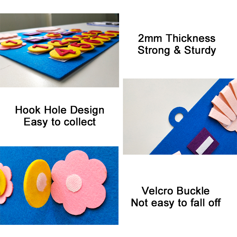 Toddler Montessori Toys Felt F - đánh giá và giá Kids Education Number