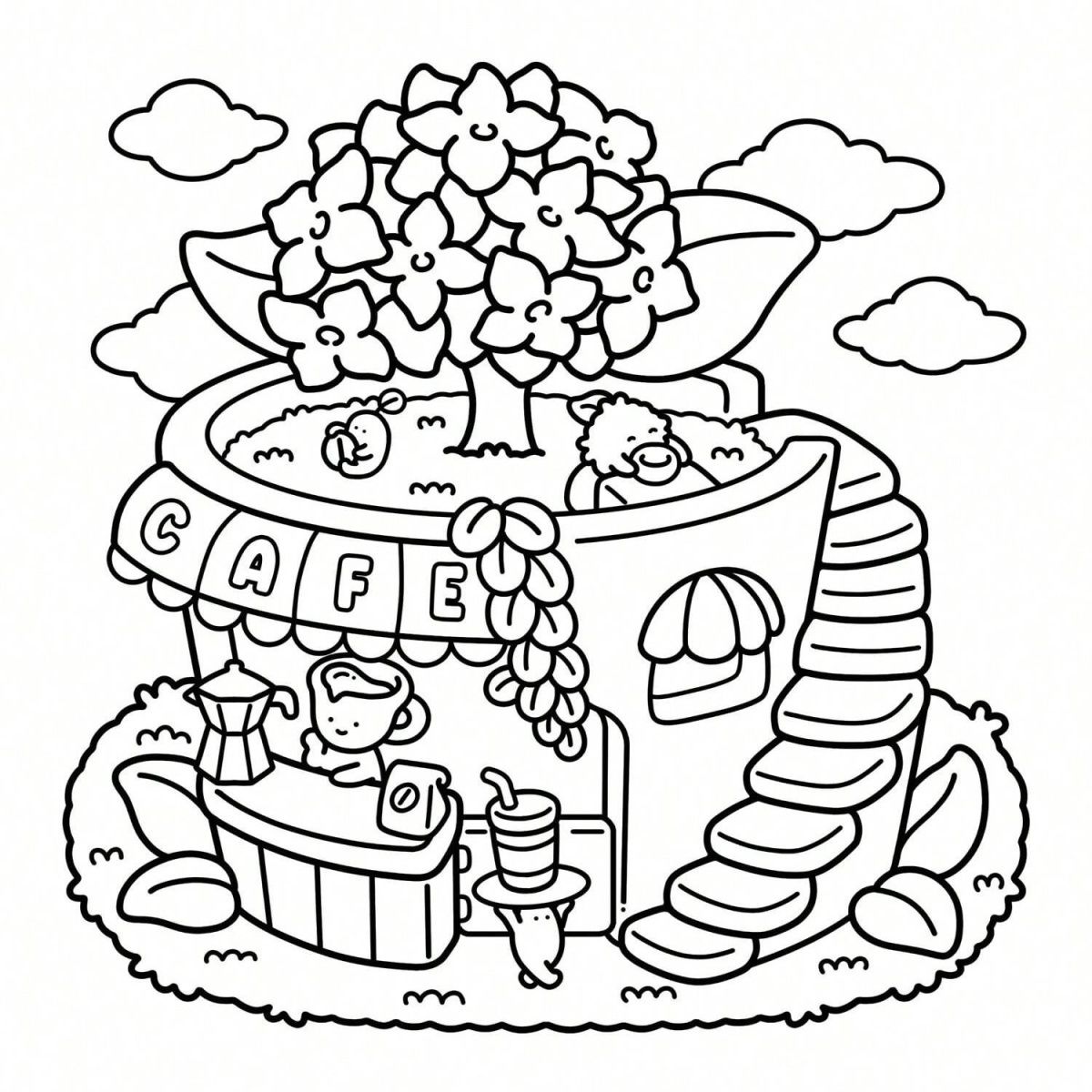 Dreamy Friends :Coloring Book  - đánh giá và giá Kids Education Kit