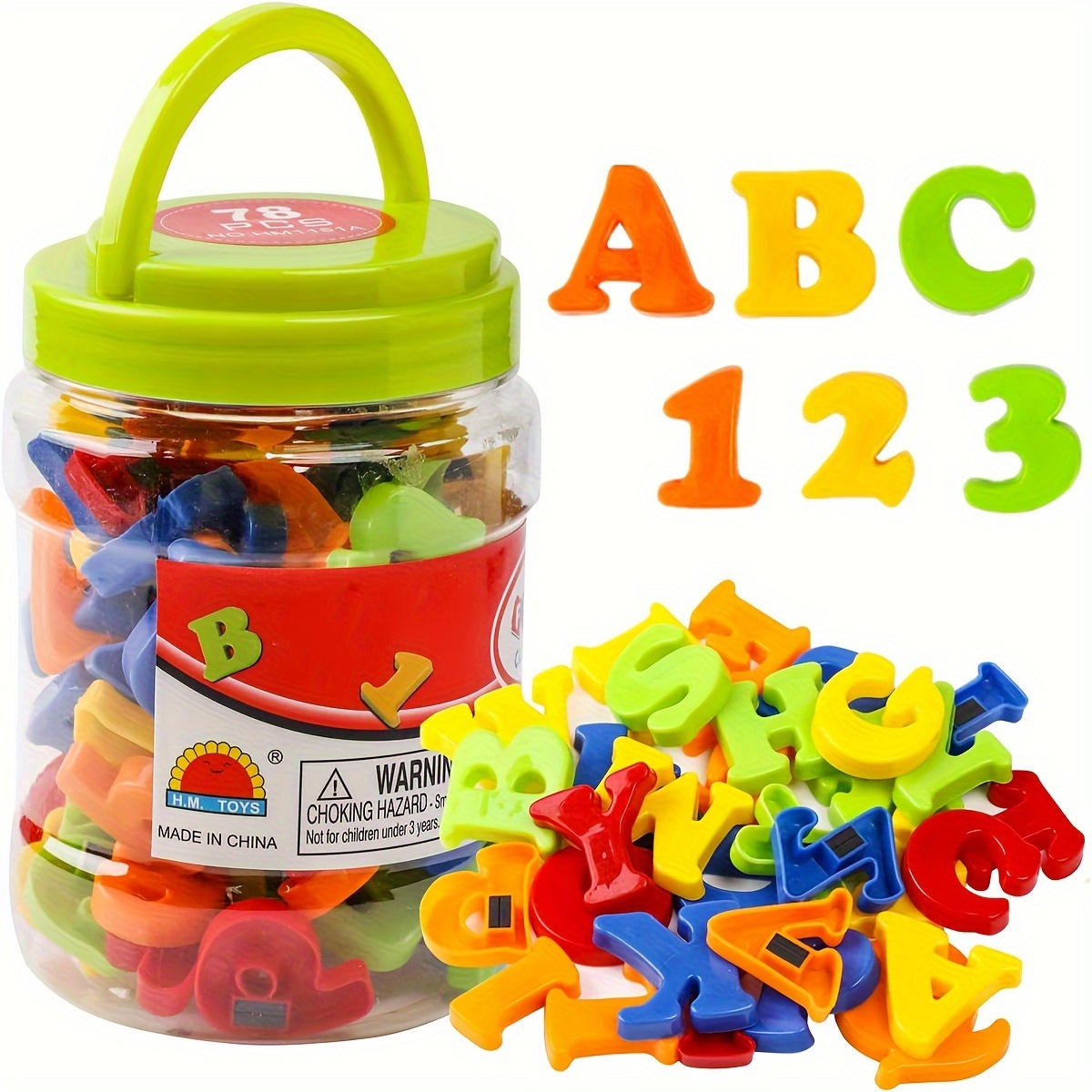 78 PCS Magnetic Letters Number - đánh giá và giá Kids Education Number