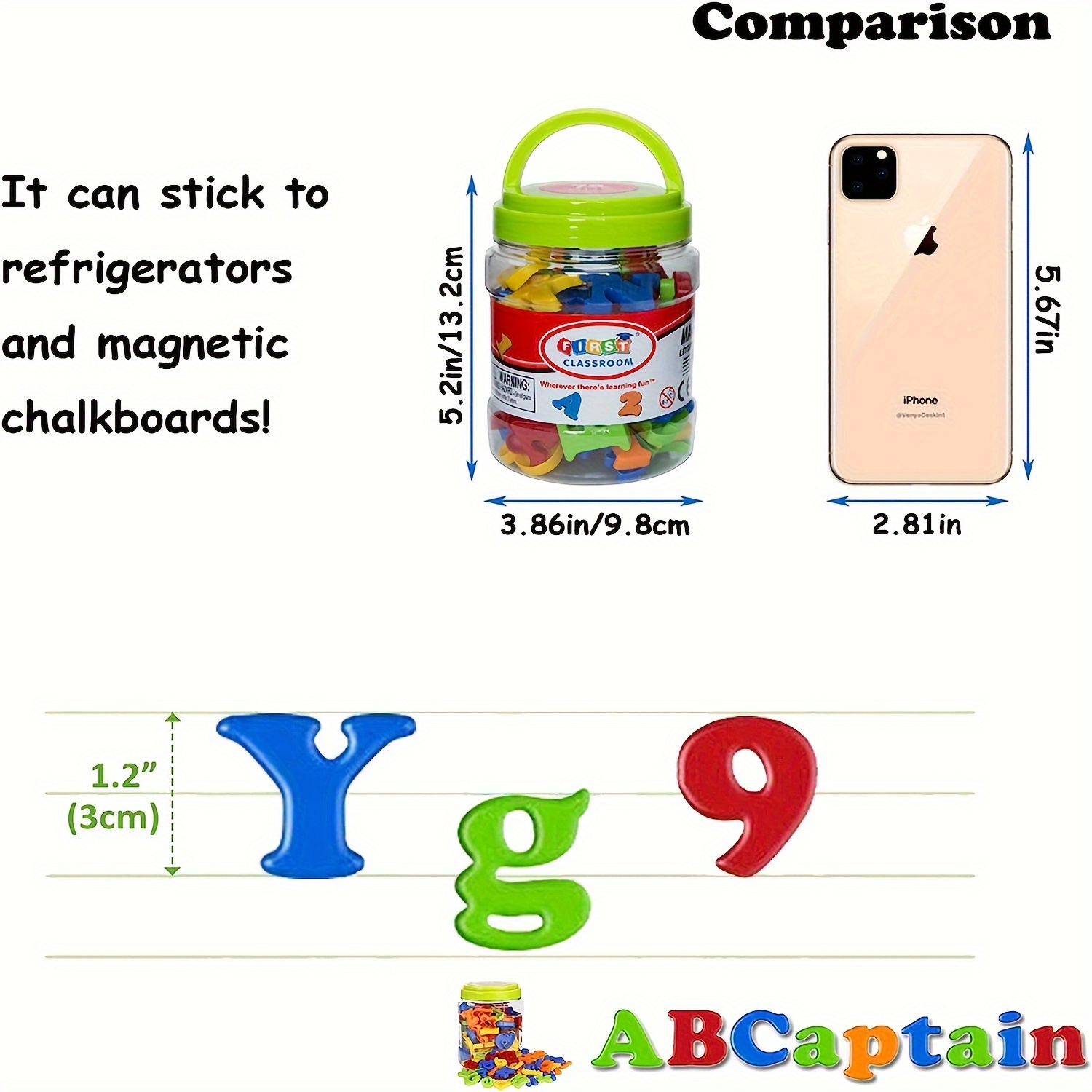 78 PCS Magnetic Letters Number - đánh giá và giá Kids Education Number