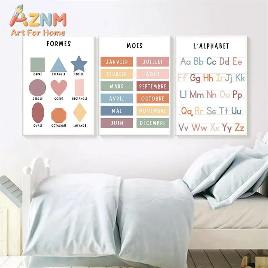 English French Number Alphabet - đánh giá và giá Kids Education Alphabet Numbers