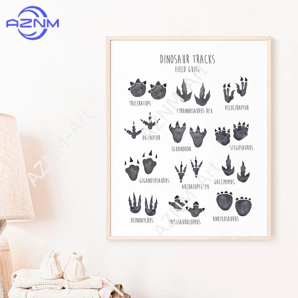1/3PCS ，The cartoon dinosaur s - đánh giá và giá Kids Educational Poster