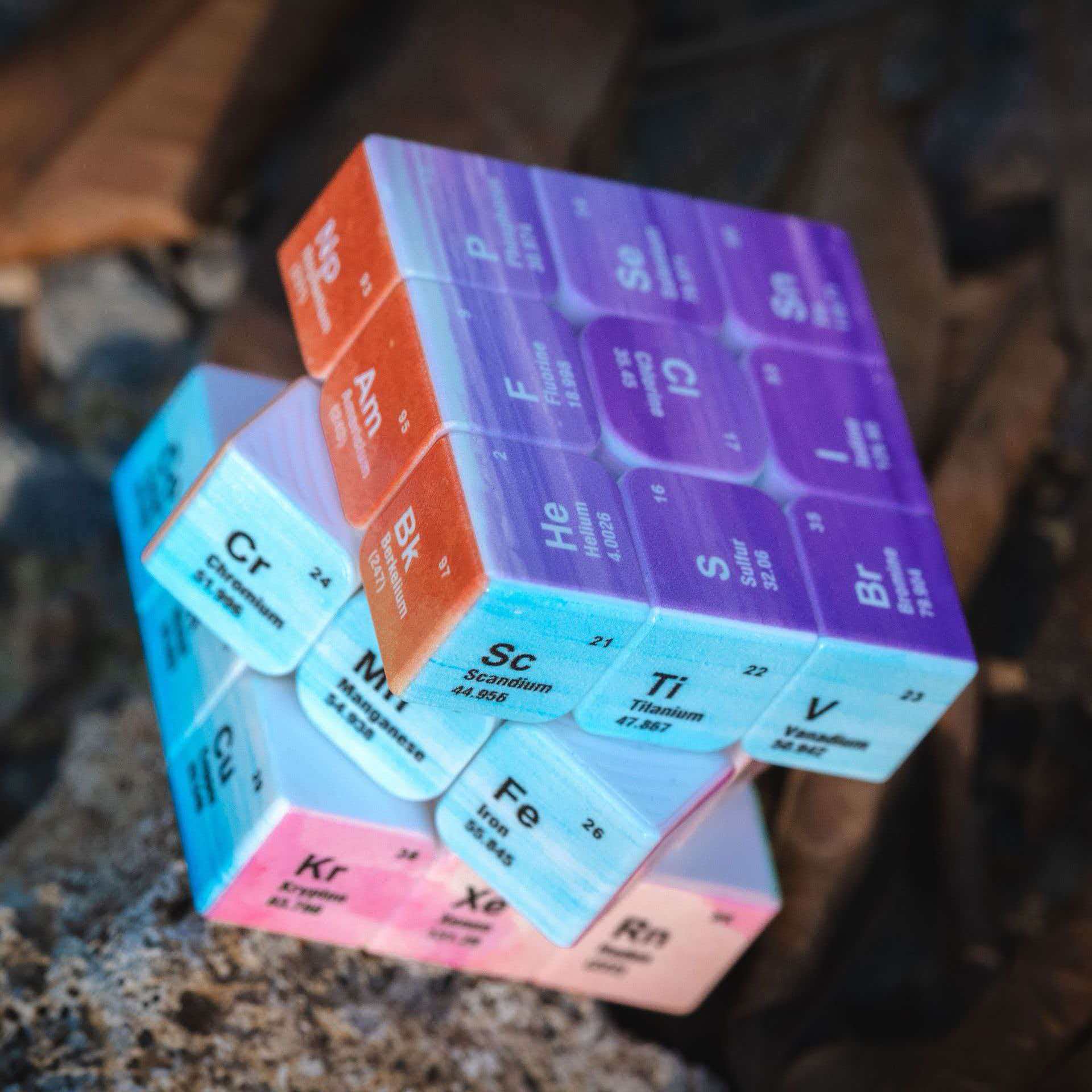 Periodic Table 3x3 Speed Cube  - đánh giá và giá Kids Education Table