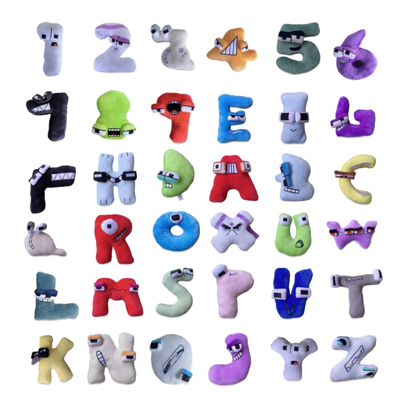 26 Pcs Alphabet & Number Plush - đánh giá và giá Kids Education Alphabet Numbers