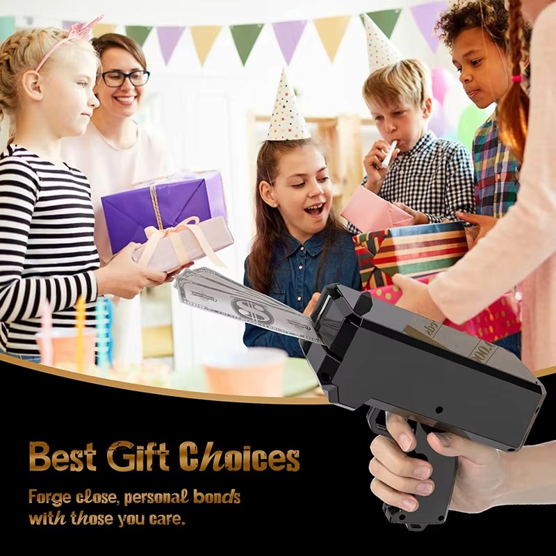 Shoot Money Gun Toy Funny Part - đánh giá và giá Kids Education Money