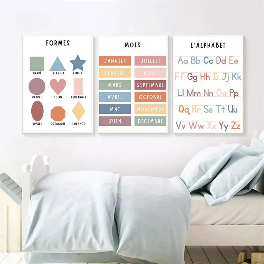 English French Number Alphabet - đánh giá và giá Kids Education Alphabet Numbers