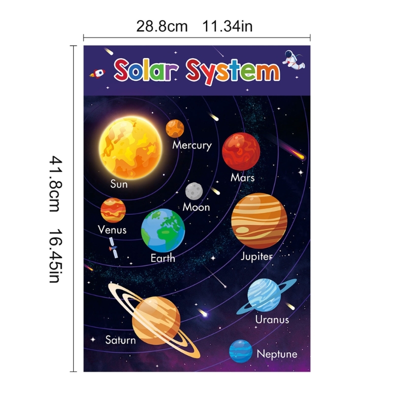 Biểu đồ áp phích học tập động  - đánh giá và giá Kids Educational Poster