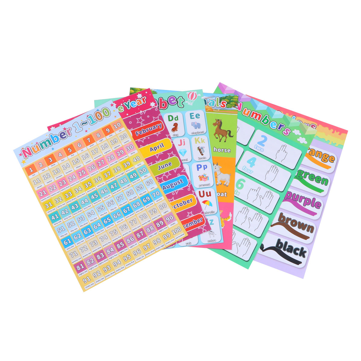 6 PCS Kid Animal Poster Kids P - đánh giá và giá Kids Educational Poster