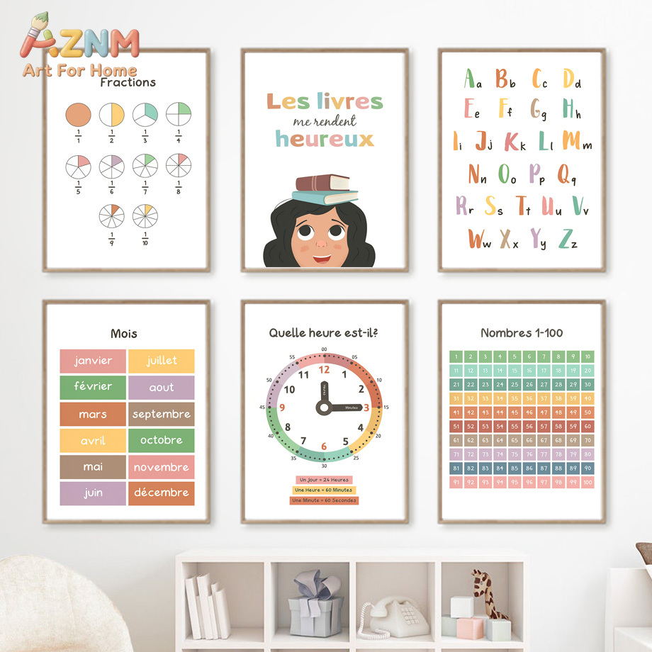 AZNM French Kids Educational C - đánh giá và giá Kids Education Alphabet Numbers