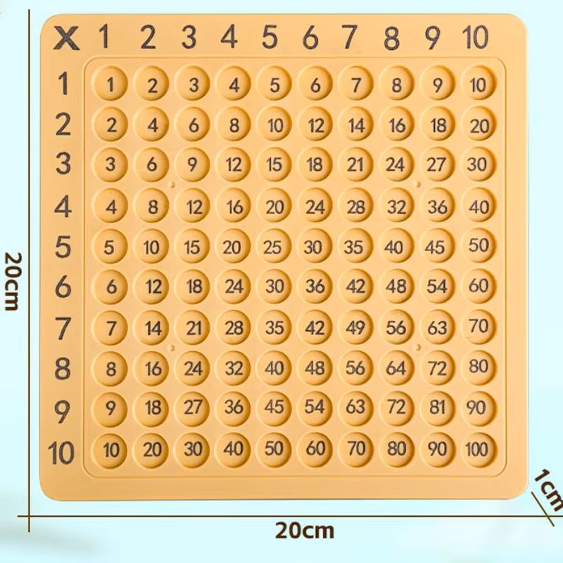 99 Multiplication Board Montes - đánh giá và giá Kids Education Table