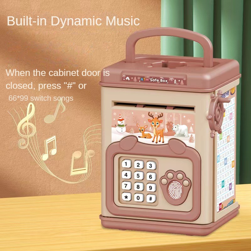 Money Box with Fingerprint Pig - đánh giá và giá Kids Education Money