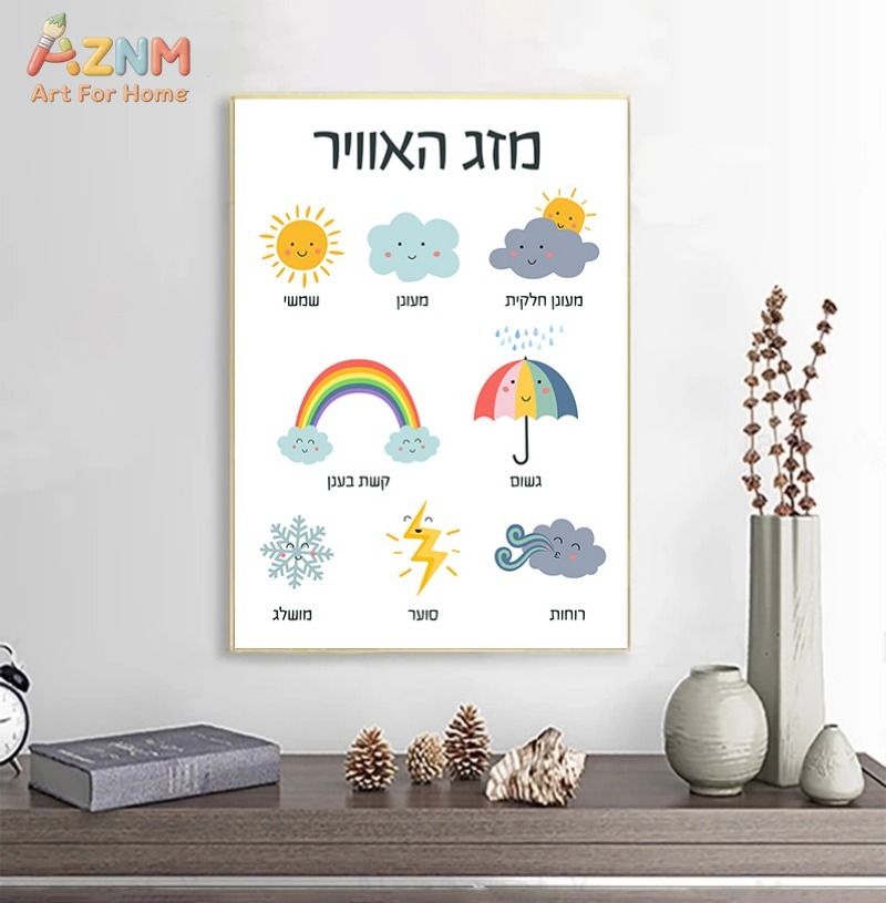 AZNM Hebrew Educational Kids C - đánh giá và giá Kids Education Alphabet Numbers