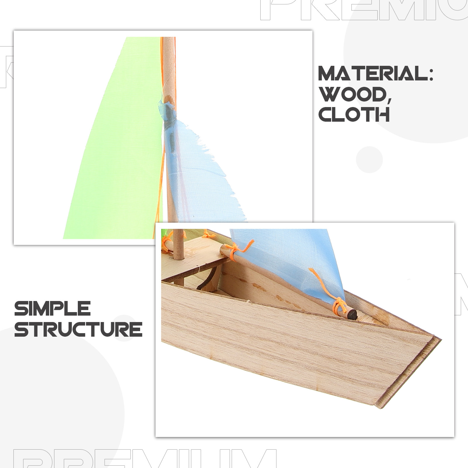 Wood Sailboat Assembly Kit DIY - đánh giá và giá Kids Education Kit