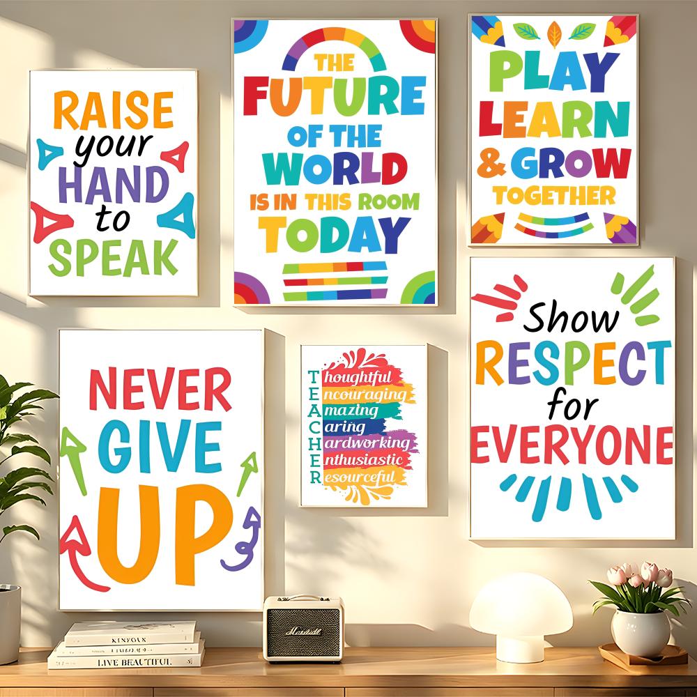 Positive Kid Classroom Wall Pi - đánh giá và giá Kids Educational Poster