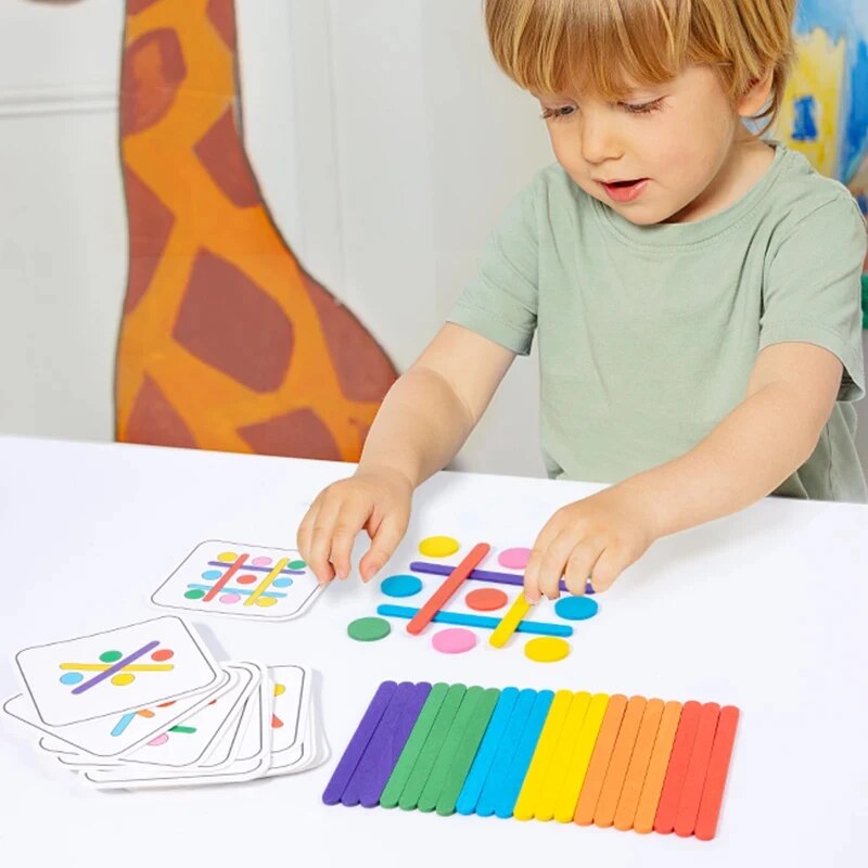Kids Rainbow Stick Thinking Pu - đánh giá và giá Kids Education Table