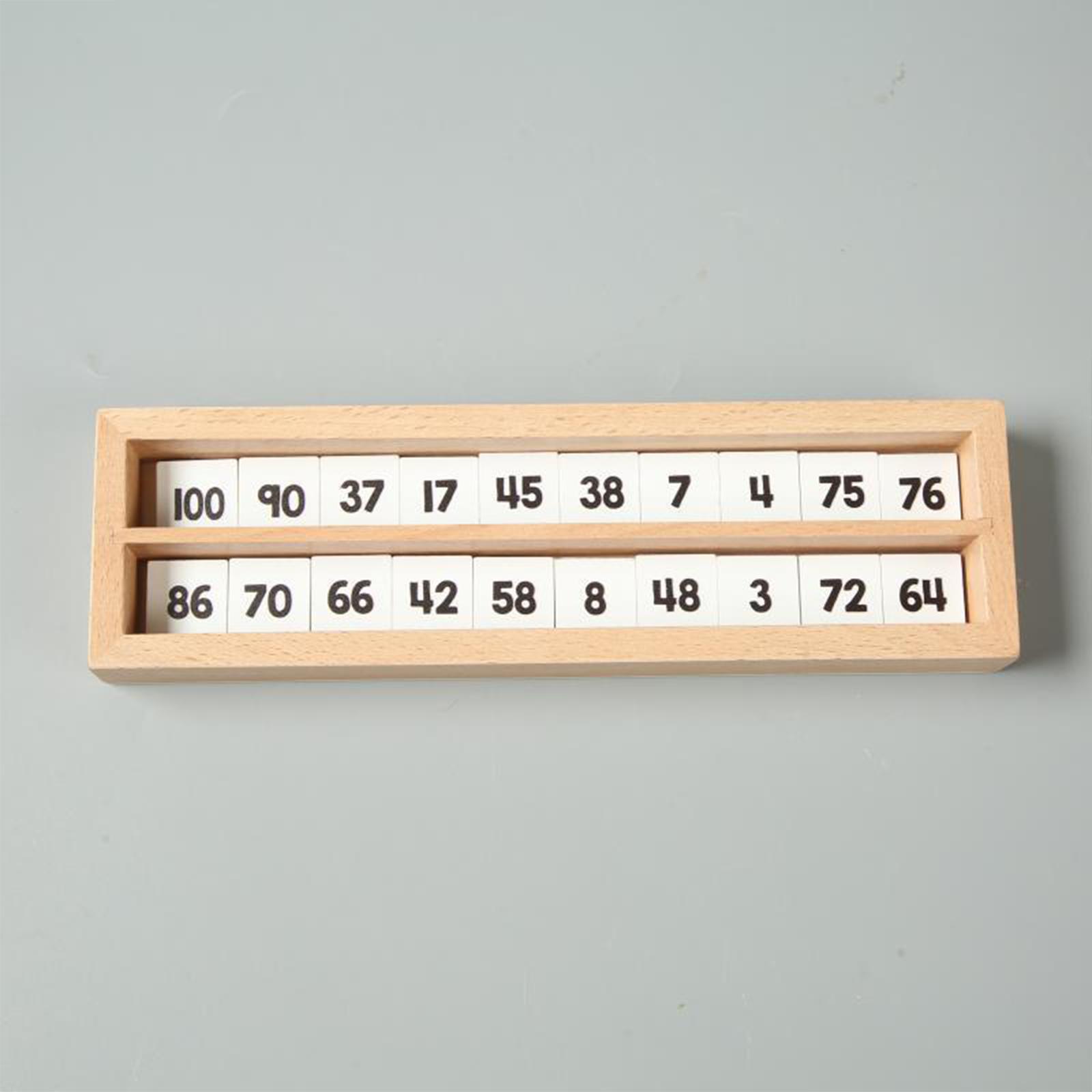 Wooden 1-100 Number Board Deve - đánh giá và giá Kids Education Table