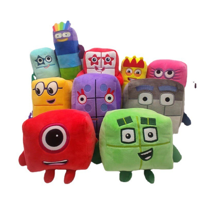 10pcs Cartoon number Plush Dol - đánh giá và giá Kids Education Number