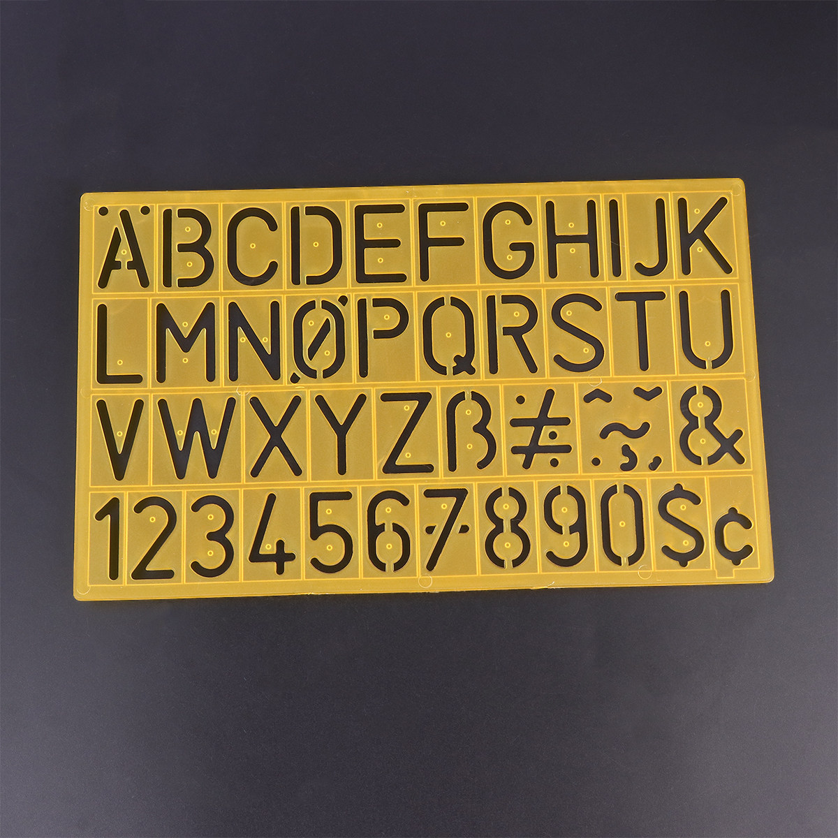 4Pcs Plastic Graffiti Rulers A - đánh giá và giá Kids Education Alphabet Numbers