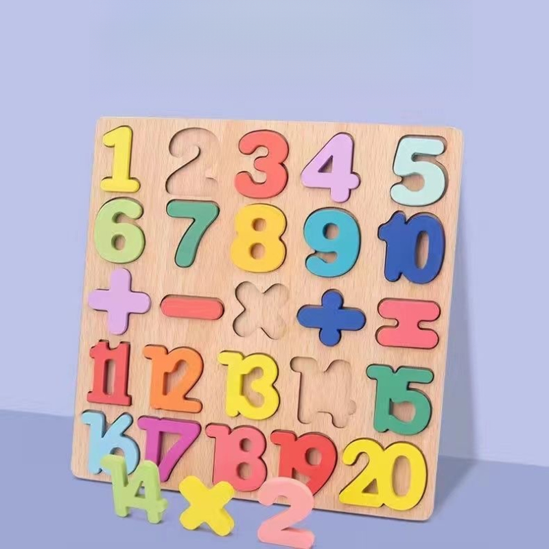 Wooden Alphabet Puzzle Board N - đánh giá và giá Kids Education Alphabet Numbers