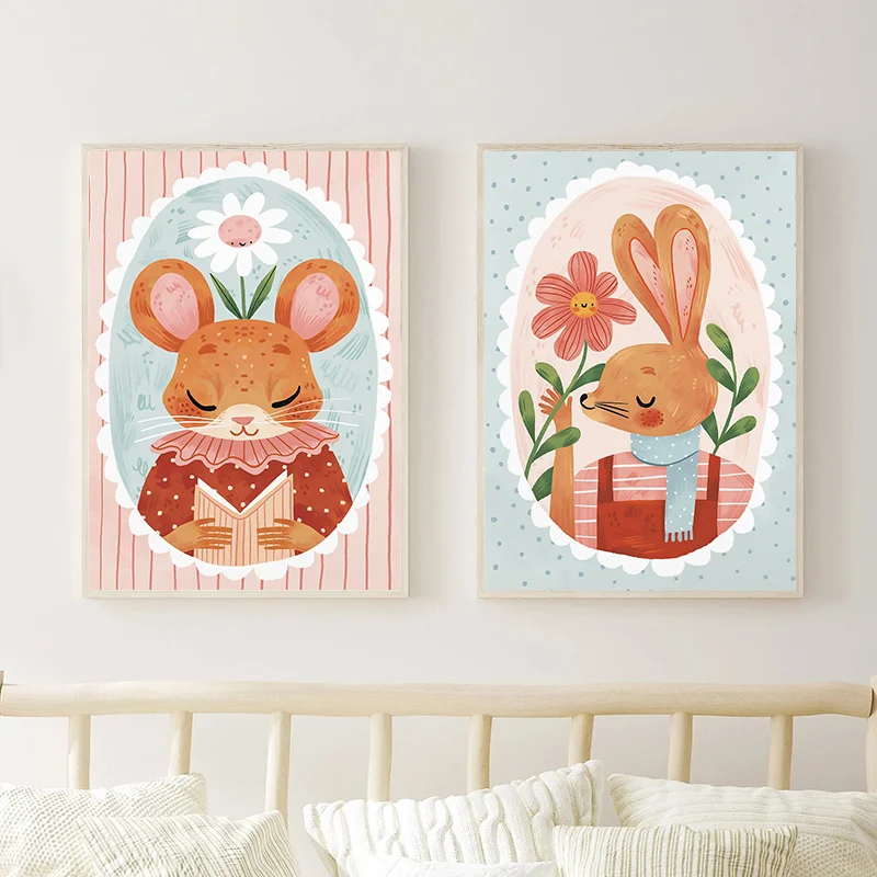Floral Alphabet Education Kid  - đánh giá và giá Kids Educational Poster