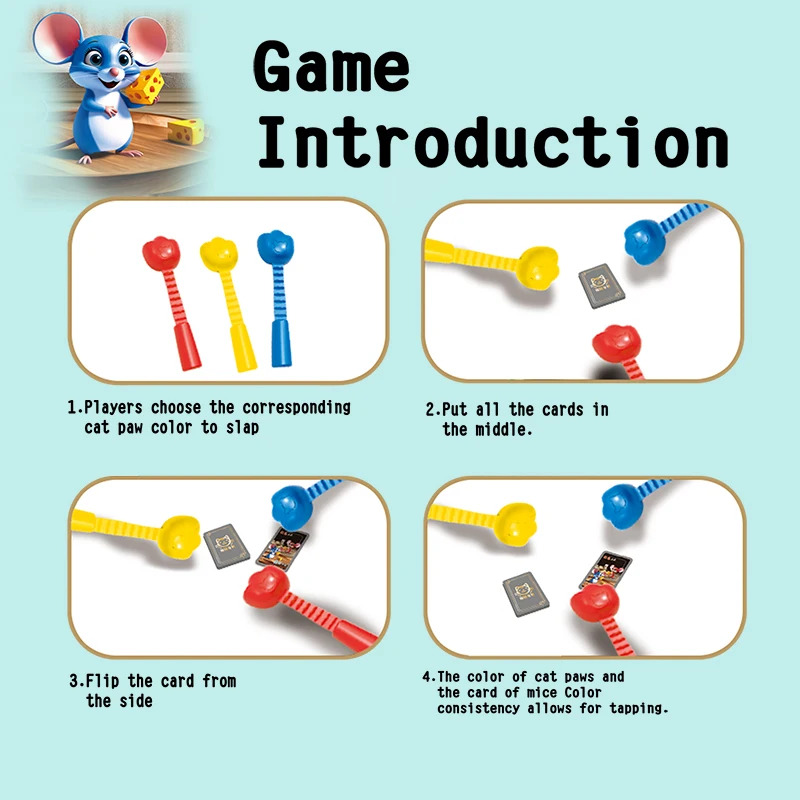 Cats Catch Mice Board Games Ki - đánh giá và giá Kids Education Table