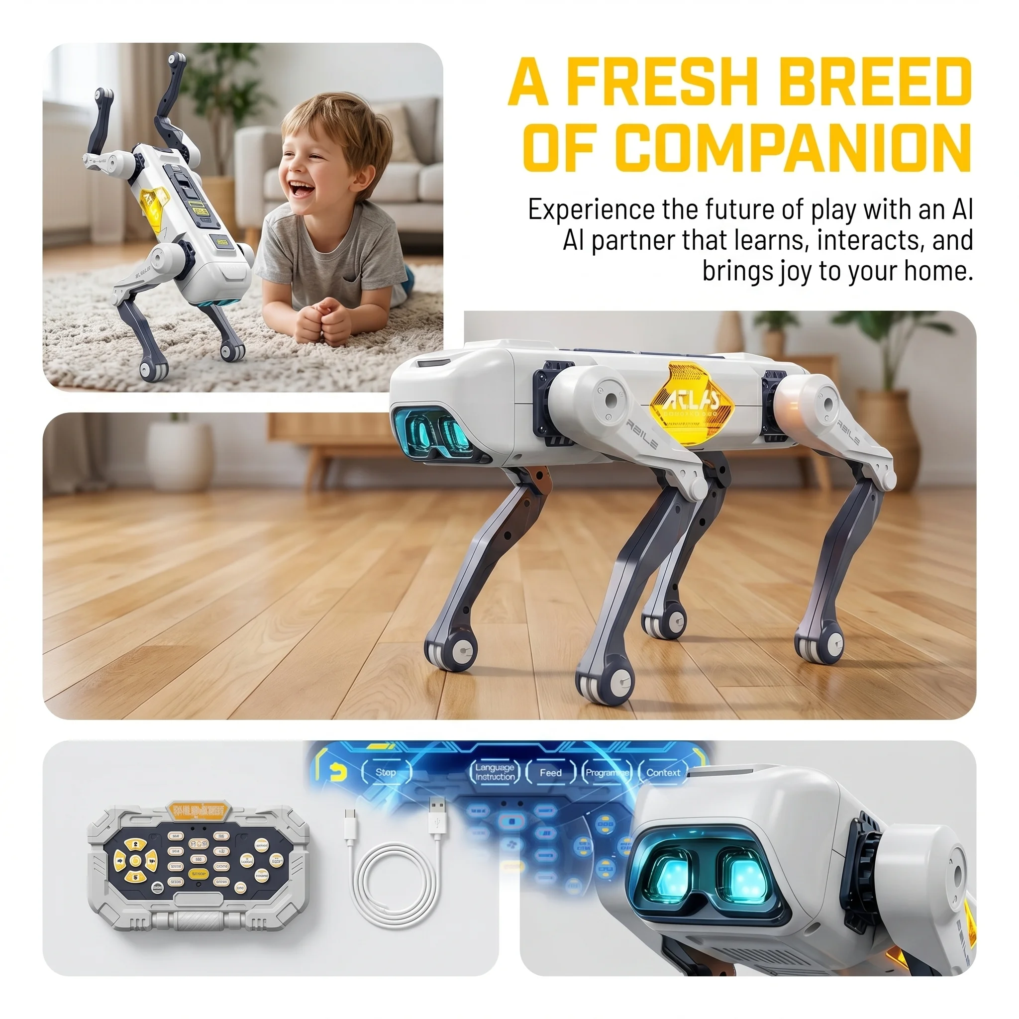 AI Smart Robot Dog, Voice & AP - đánh giá và giá Kids Education In Us