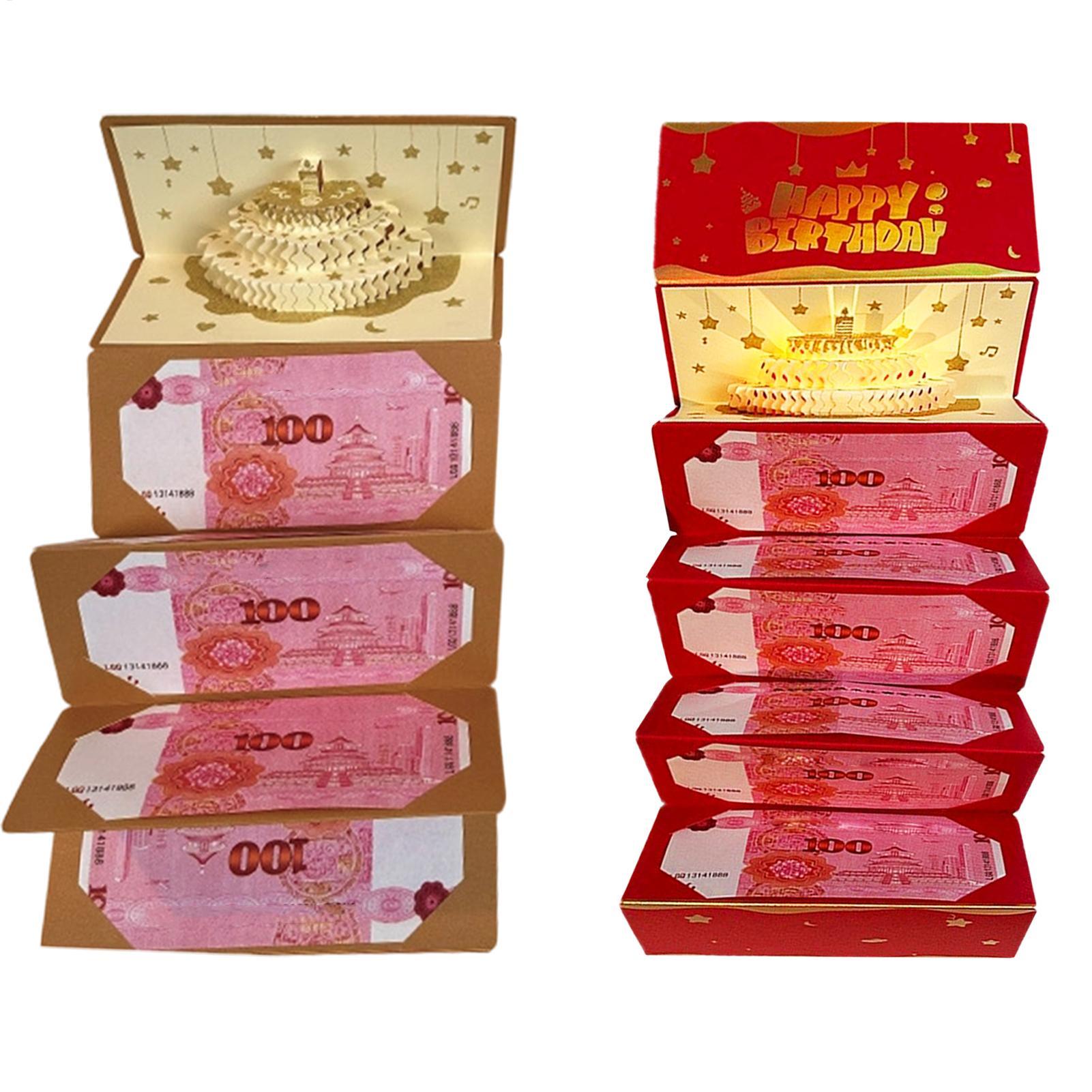 3D Cake Birthday Money Envelop - đánh giá và giá Kids Education Money