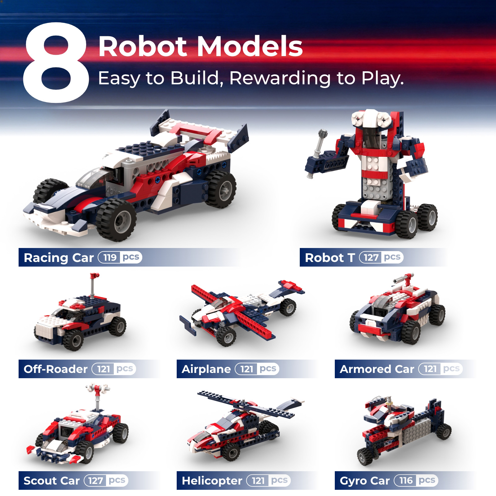 Apitor 8-in-1 STEM Building Bl - đánh giá và giá Kids Education Kit