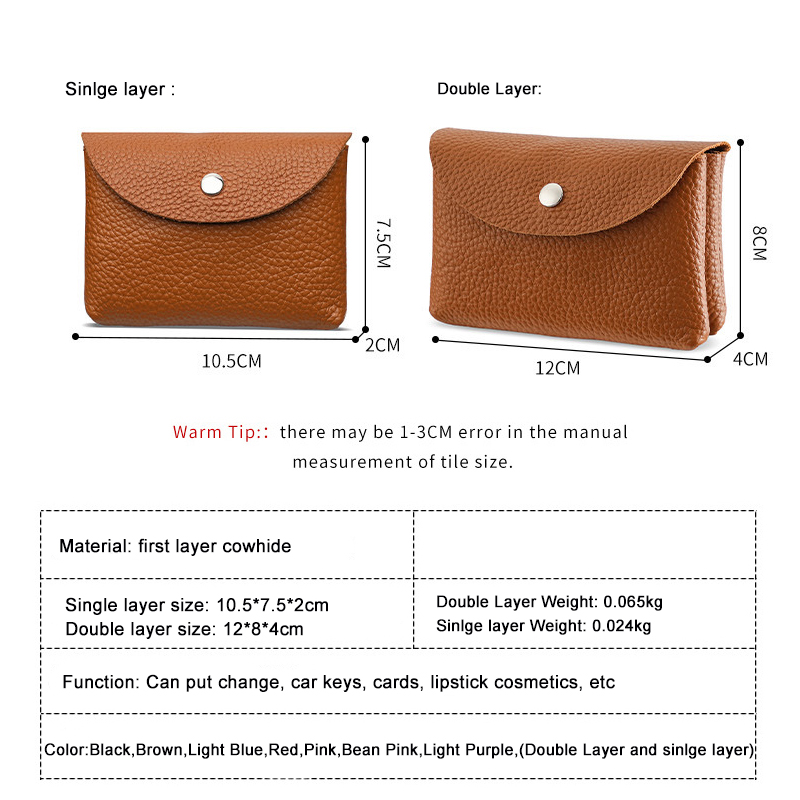 Leather Coin Purse for Women D - đánh giá và giá Kids Education Money