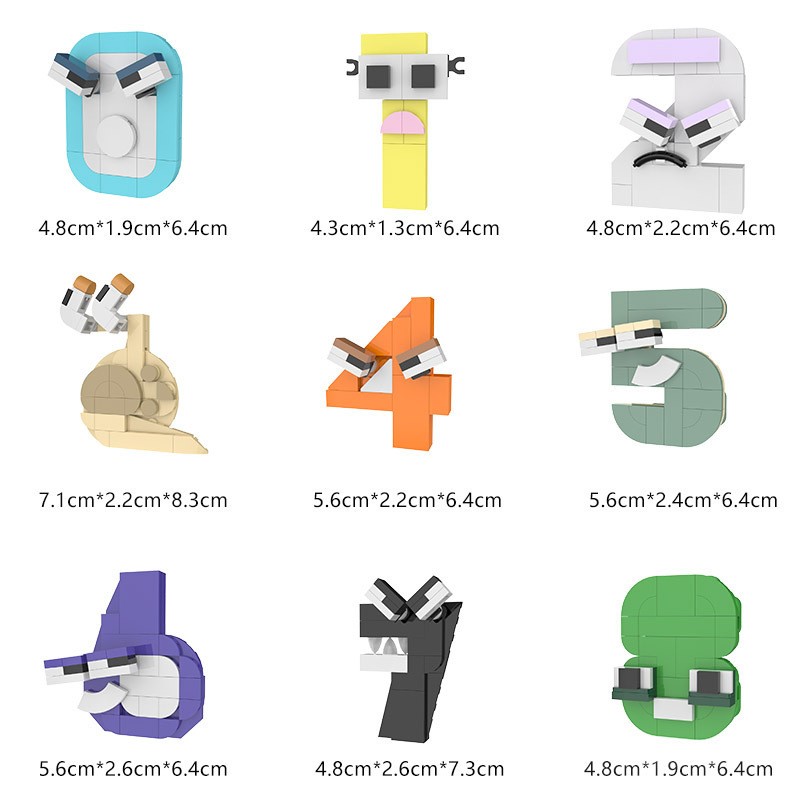 Creative MOC Number Lore Alpha - đánh giá và giá Kids Education Alphabet Numbers