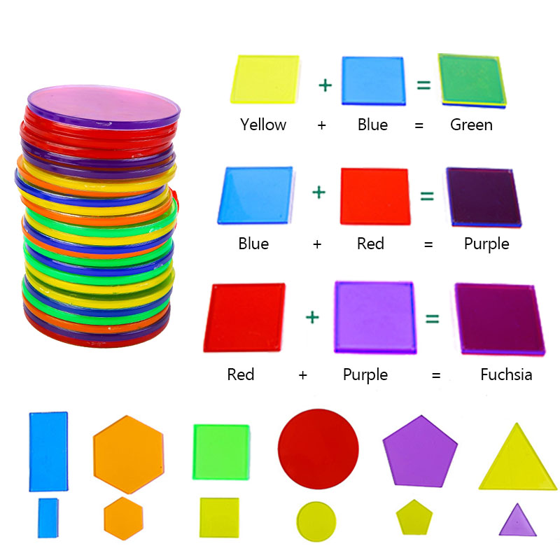Montessori Translucent Geometr - đánh giá và giá Kids Education Table